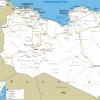 Plano de autovías de Libia - MapaCarreteras.org
