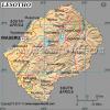 Mapa de autovías en Lesotho - MapaCarreteras.org